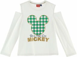 Bluzka dziewczęca Disney Mickey Mouse zielona Original Marines