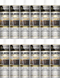 Silikon uniwersalny kolor Bezbarwny 280ml Raptor