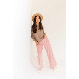 Spodnie DAISY "Pink" - L