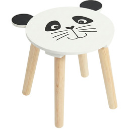 Drewniany stołek dziecięcy SAFARI z motywem zwierząt, 28