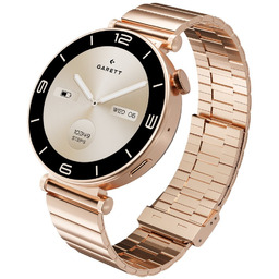 Smartwatch Garett Rose różowe złoto stalowy