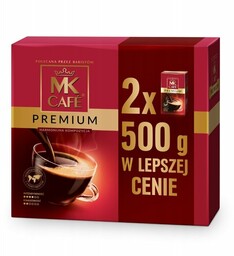 Kawa mielona MK Cafe Premium 2x500g