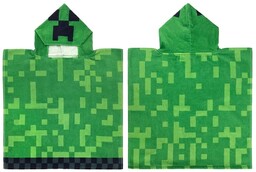 Ponczo dziecięce Minecraft Creeper Explode, 50 x 115