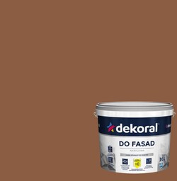 Farba Akrylowa Do Fasad Polinit Brązowy 5L Dekoral