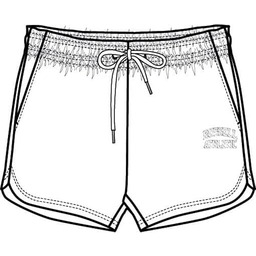 RUSSELL ATHLETIC Rosa-Spodenki - Szorty - Bermudy -