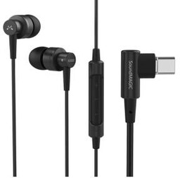 SoundMAGIC ES30D Dokanałowe Mikrofon Czarny Słuchawki przewodowe