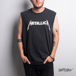 Top Amplified Metallica Logo Sleeveless
