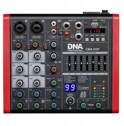 Dna CM4-DSP mikser audio Usb MP3 Bluetooth Phantom