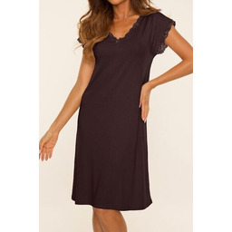 Koszula nocna plus size De Lafense 816 Hazel