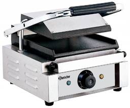 Bartscher Grill kontaktowy pojedyńczy żeliwny, płyta gładka, 220