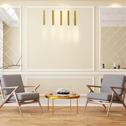 LAMPA wisząca GOLDIE ML5715 Milagro metalowa OPRAWA tuby