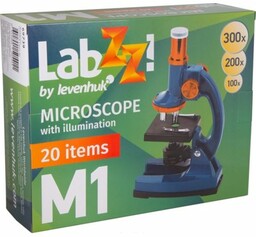 LEVENHUK Mikroskop LabZZ M1 Granatowy