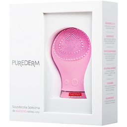Szczoteczka soniczna do twarzy PUREDERM jasnoróżowa