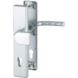 Pochwyt-klamka Birmingham długi szyld, kolor srebrny