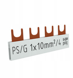 Szyna łączeniowa grzebieniowa PS/G 1-fazowa 4-modułowa 10mm2 DV