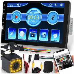 Radio Samochodowe 1 Din 9 Cali Bt Ekran