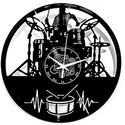 Instant Karma Clocks Zegar ścienny z gitarą, muzyką,