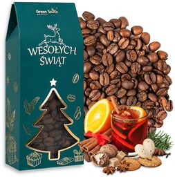 Kawa świąteczna ziarnista smakowa Grzaniec korzenna 120 g