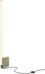 SOLID Lampa podłogowa betonowa szara H128.5cm W5cm 24W