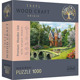 Trefl, puzzle drewniane, Wood Craft, Wiktoriański dom, 1000