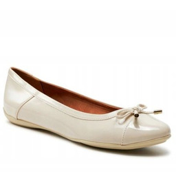 Geox Charlene Baleriny Damskie Beżowe Lakierowane 39 Ż5q