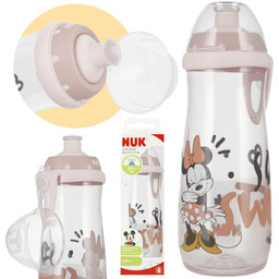 DISNEY Myszka Minnie BUTELKA NA WODĘ z silikonowym