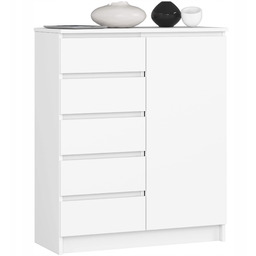 Komoda do Salonu 80 cm Salonowa Szafka Jednodrzwiowa