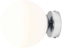 Aldex Kinkiet metalowy chromowany szklany 14cm 1076C4_S