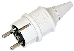 Wtyczka 16A 2P+E IP44 UNISCHUKO uniwersalna 10749 Mennekes