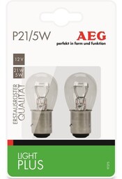 AEG Żarówka samochodowa Light Plus P21/5W (2 szt.)