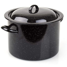 Garnek emaliowany z pokrywą 28cm 14l Banquet duży