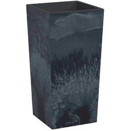 Edinos Antracytowa wysoka donica ogrodowa stylizowana na beton