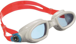 Okulary pływackie aqua sphere mako czerwony/niebieski