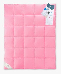 Kołdra pierze 200x220 całoroczna 2700g różowa AMZ