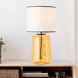 Brilliant Lampa stołowa Hydra, żółty / pomarańczowy, salon