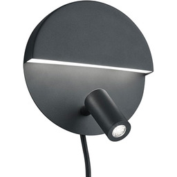 Trio Leuchten Lampa Ścienna Mario 222370232, Metal Czarny