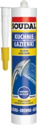 SOUDAL Silikon sanitarny 280ml biały