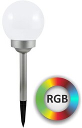 GOLDLUX Lampa solarna LED Kula RGB