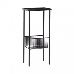 Hübsch NORDIC Konsola Metalowa - Czarna