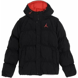 Nike M J Ess Puffer Kurtka Black/Fire Red/Fire