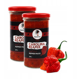 2x PASTA CAROLINA REAPER CZERWONA 245g Indian Hot