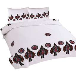 Matex Pościel bawełniana 160x200 parzenica biała kolorowa góralska