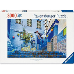 Erwachsenenpuzzle 3000 Teile - Marokko in Blau