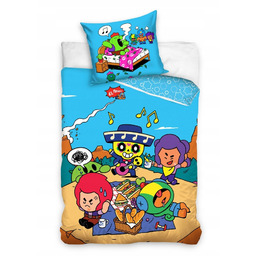 Pościel Brawl Stars Picnic 140×200cm, 70x80 cm 100%