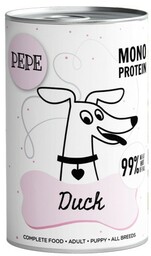 Paka Zwierzaka PEPE Mono Protein Kaczka Duck 400g