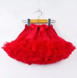 Tiulowa spódniczka 80 tutu pettiskirt czerwona