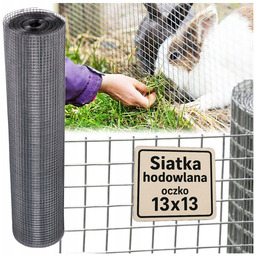 Siatka Zgrzewana Hodowlana Woliera, wys. 1m dł. 25m,