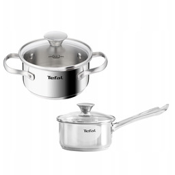 Zestaw garnek i rondel z pokrywką Tefal Minis
