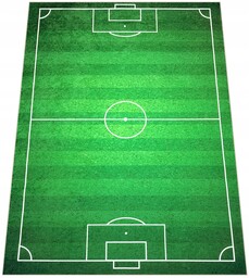 Dywan 120x180 Boisko Dla Dzieci Piłka Nożna Zielony