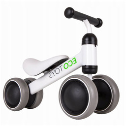 Biały Rowerek Biegowy Treningowy Mini Rower dla Dzieci